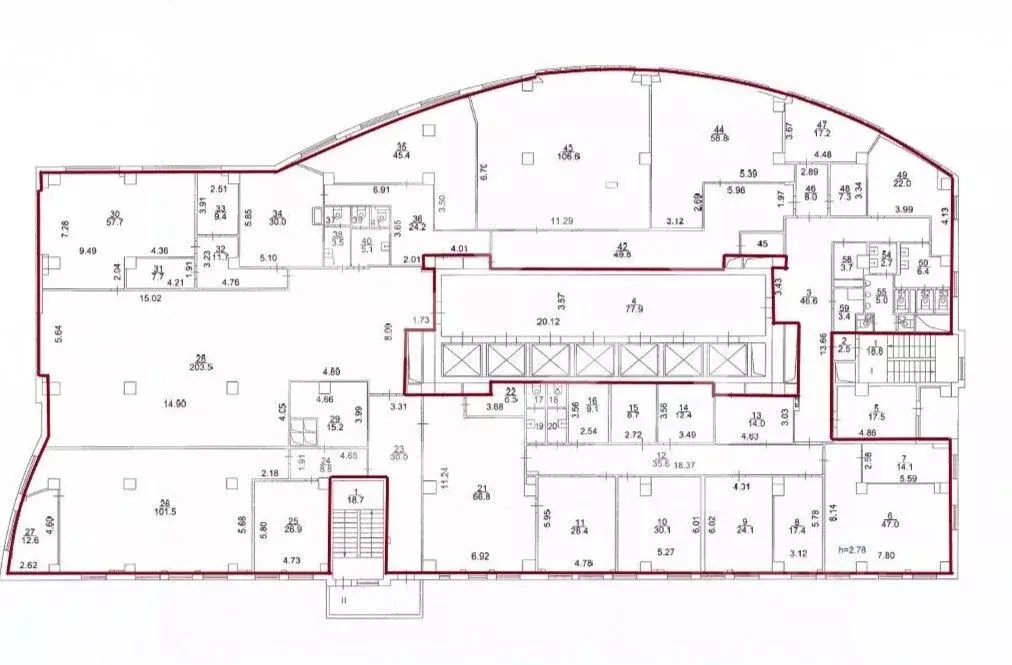Помещение свободного назначения в Москва ул. Ивана Франко, 8 (1589 м) - Фото 2