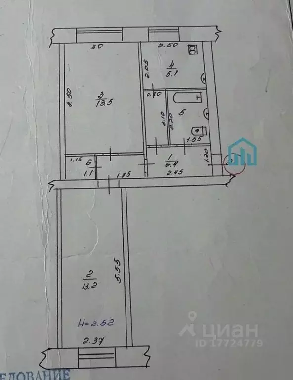 2-к кв. Омская область, Омск Городок Нефтяников мкр, ул. Энтузиастов, ... - Фото 1