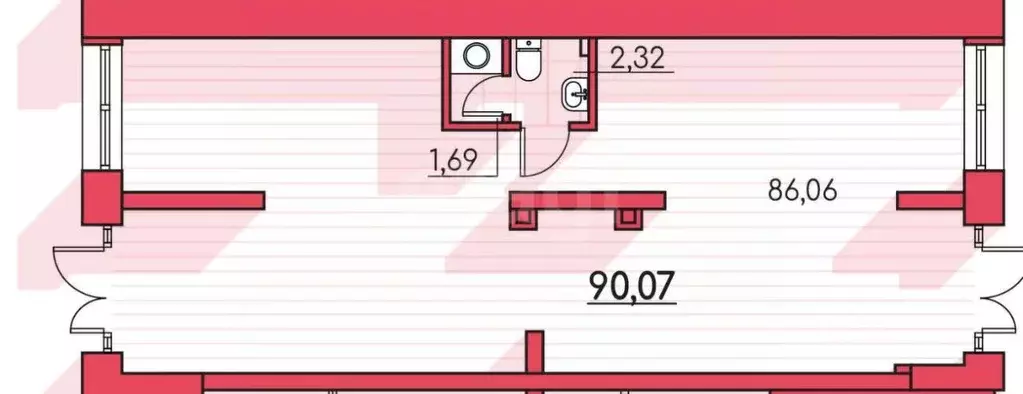 Помещение свободного назначения в Курганская область, Курган Заозерный ... - Фото 2