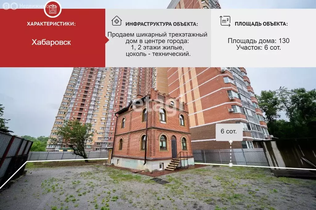 Дом в Хабаровск, Советская улица, 45 (130 м) - Фото 1