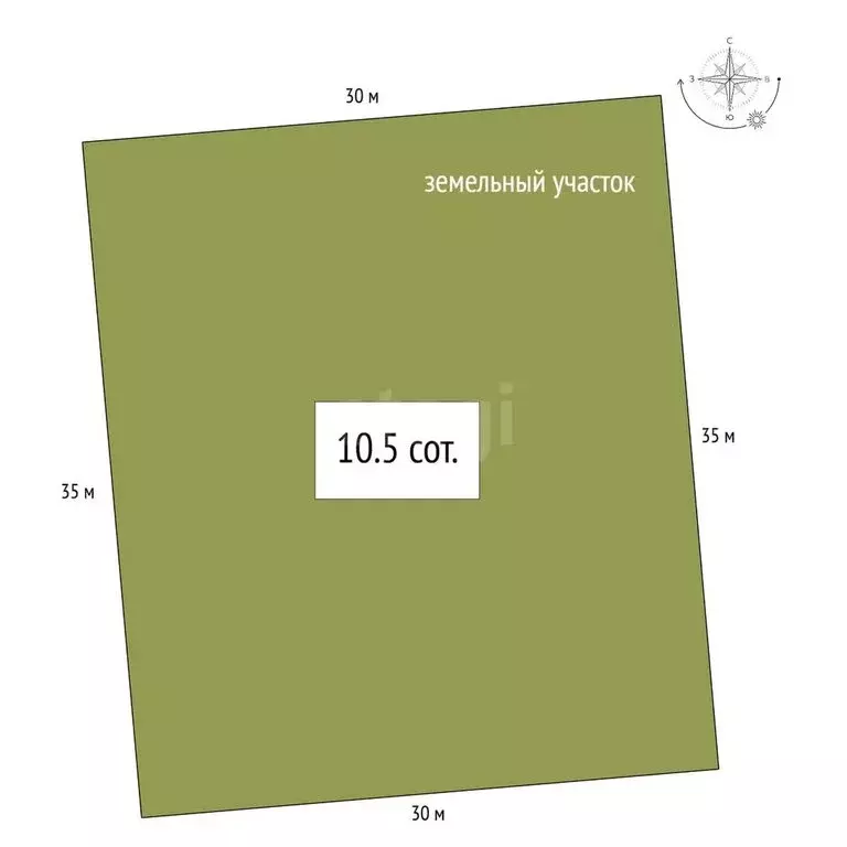 Участок в село Турочак, Восточная улица (10.5 м) - Фото 0
