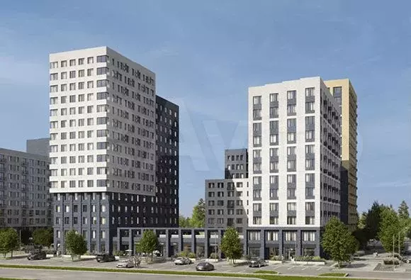 2-к. квартира, 43,8 м, 8/16 эт. - Фото 1