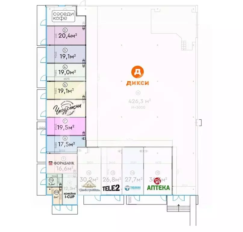 Помещение свободного назначения в Москва Шипиловский проезд, 39К3 (20 ... - Фото 2