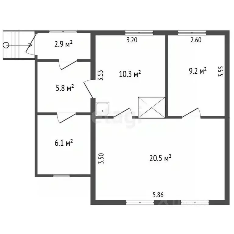 3-к кв. Камчатский край, Елизово Пограничный мкр, ул. Монтажников, 2А ... - Фото 2