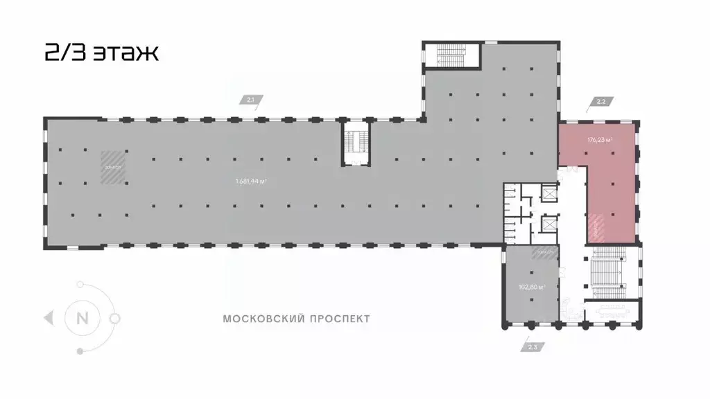 Офис в Санкт-Петербург Московский просп., 114 (176 м) - Фото 2