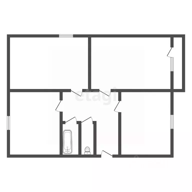 Дом в Липецкая область, Усмань Фабричная ул., 40 (100 м) - Фото 2
