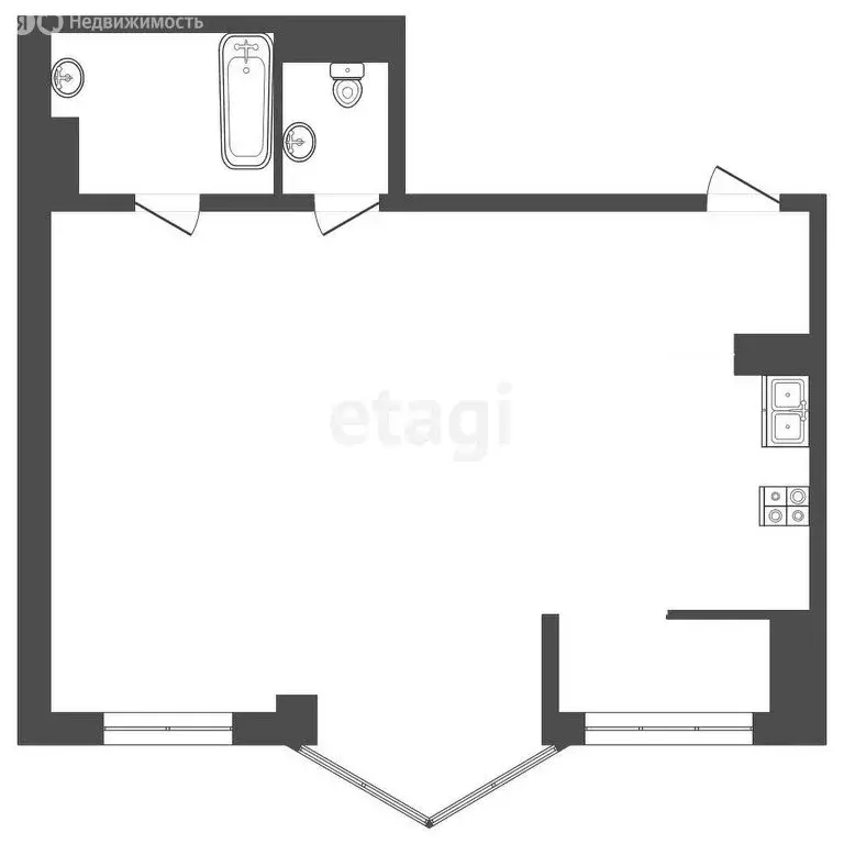 2-комнатная квартира: Ессентуки, улица Буачидзе, 1к1 (82.3 м) - Фото 0