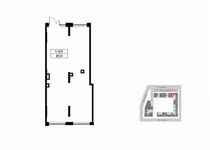 Помещение свободного назначения в Москва Родные кварталы жилой ... - Фото 0