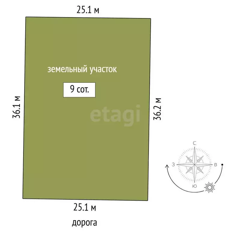 Участок в Тюменская область, Нижнетавдинский муниципальный округ, СНТ ... - Фото 0
