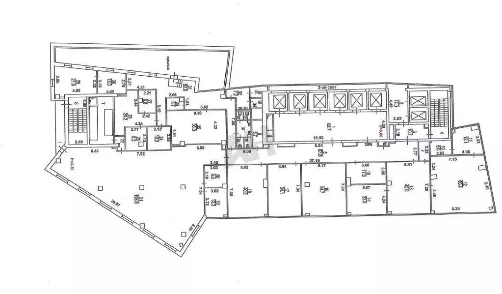 Офис в Москва ул. Сущевский Вал, 18 (1673 м) - Фото 1