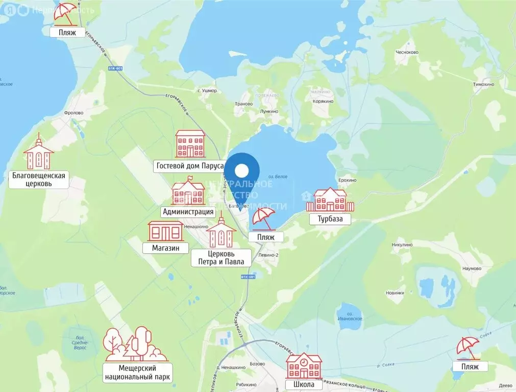 Участок в Рязанская область, Клепиковский муниципальный округ, деревня ... - Фото 2