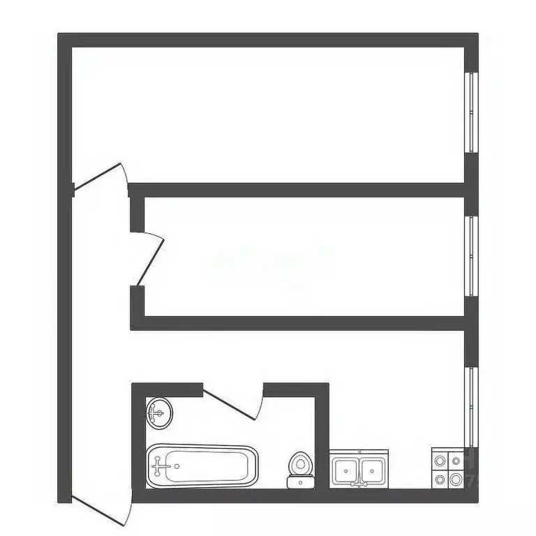 2-к кв. Владимирская область, Ковров Волго-Донская ул., 2/1 (47.0 м) - Фото 1