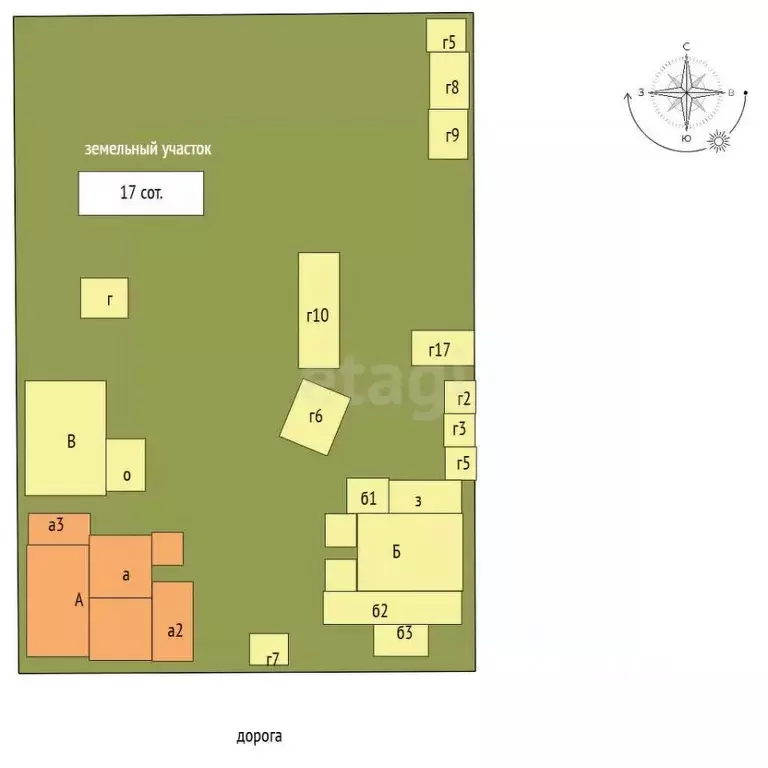 Участок в Ставропольский край, Кисловодск ул. Гайдара, 53 (17.0 сот.) - Фото 2