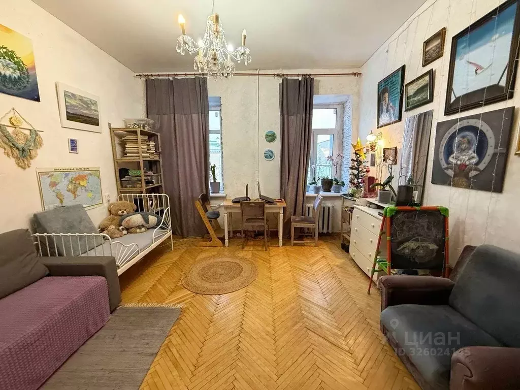 1-к кв. Санкт-Петербург наб. Реки Фонтанки, 150 (48.0 м) - Фото 2