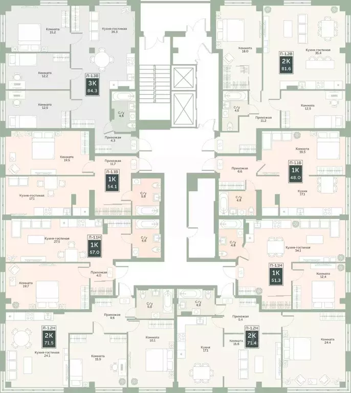 1-к кв. Курганская область, Курган Заозерный жилрайон, 6А мкр, ул. ... - Фото 1