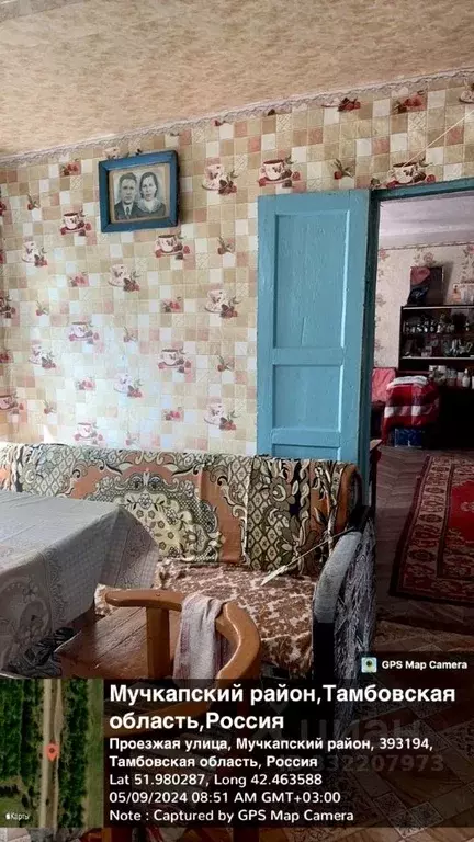 Дом в Тамбовская область, Мучкапский муниципальный округ, пос. Красный ... - Фото 2