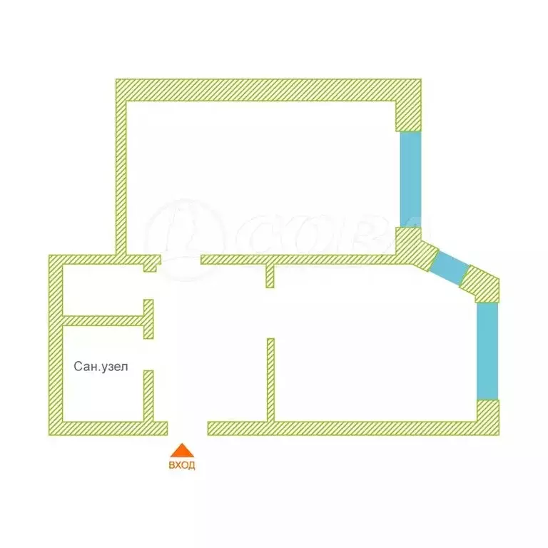 2-комнатная квартира: Тюмень, Широтная улица, 163 (48 м) - Фото 2