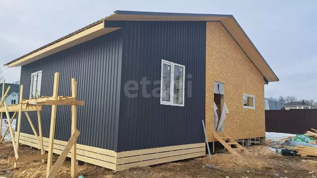 Дом в Калужская область, Калуга городской округ, д. Канищево  (80 м) - Фото 1