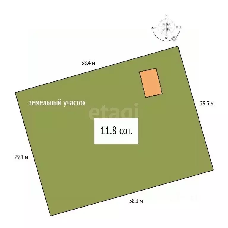 Участок в Алтай, Чемальский район, с. Чемал Южная ул., 11 (11.0 сот.) - Фото 2
