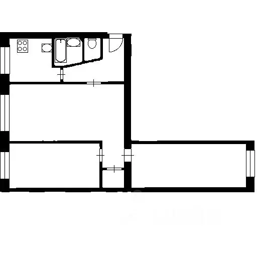 3-к кв. Санкт-Петербург ул. Турку, 22К3 (55.8 м) - Фото 1