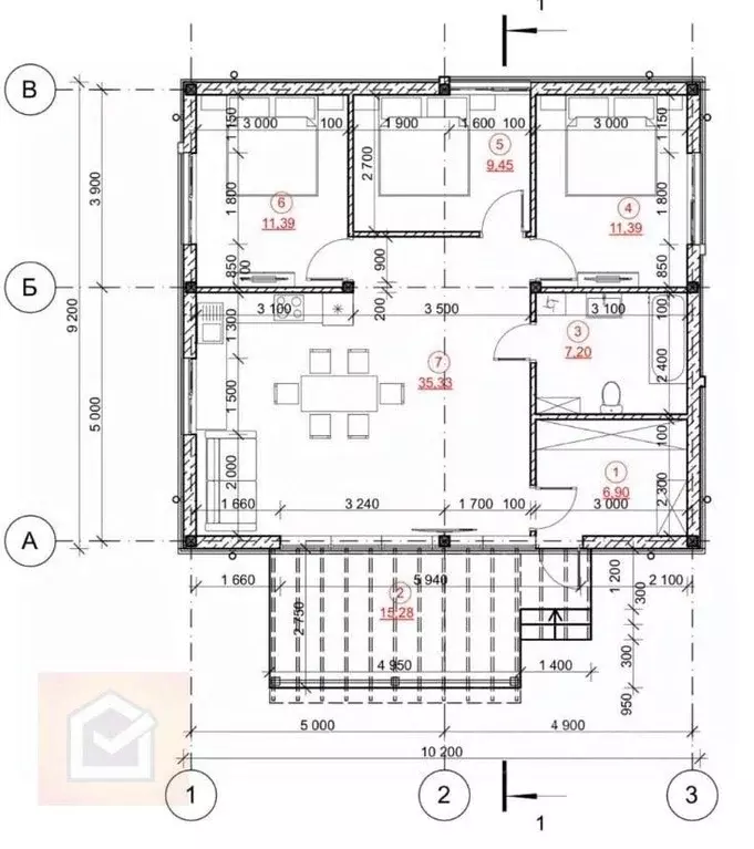 Дом в Севастополь уч6 (90 м) - Фото 2