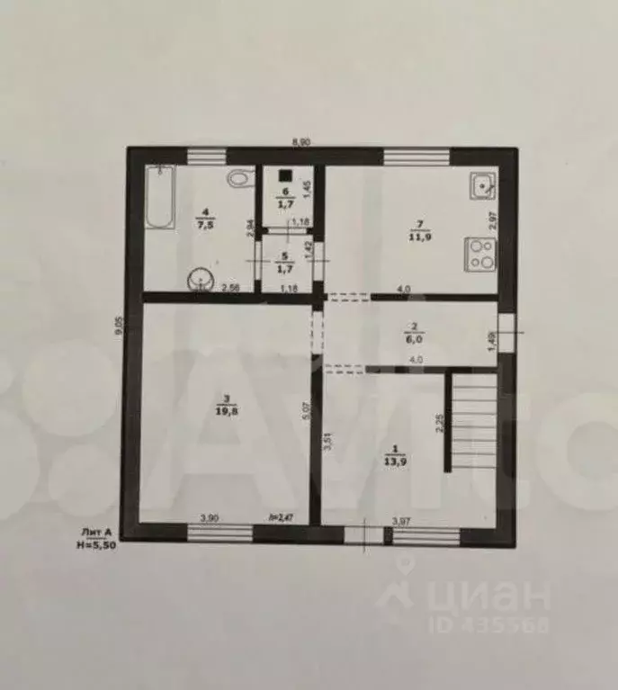 1-к кв. Белгородская область, Алексеевка пл. Победы, 77 (31.4 м) - Фото 1