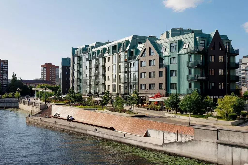 1-к кв. Калининградская область, Калининград Октябрьская ул., 12 (85.6 ... - Фото 1