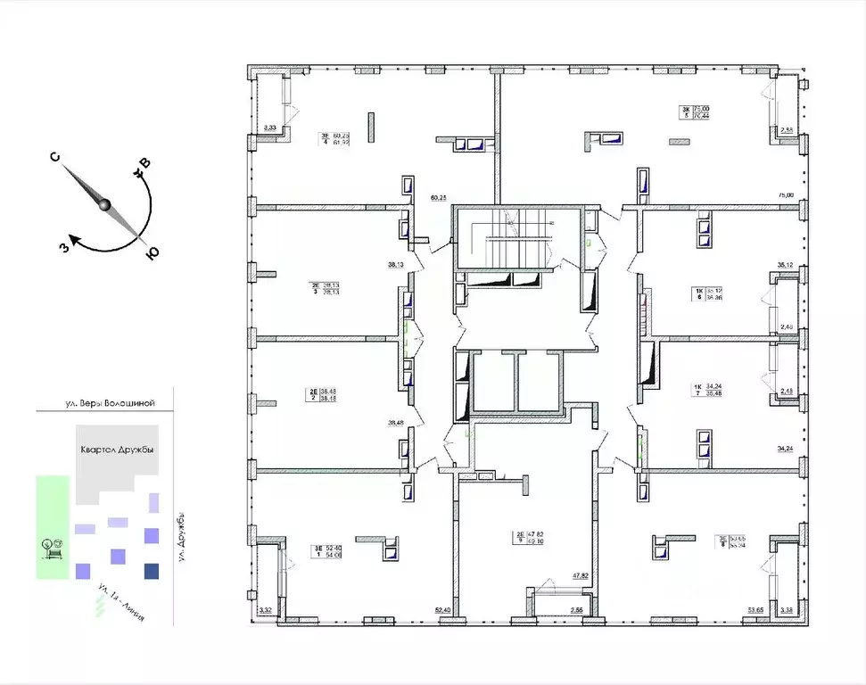 2-к кв. Кемеровская область, Кемерово ул. Дружбы, 11 (38.13 м) - Фото 2