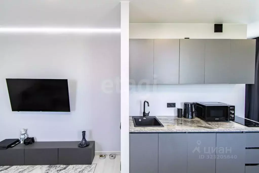 Студия Тюменская область, Тюмень Харьковская ул., 74 (46.7 м) - Фото 1