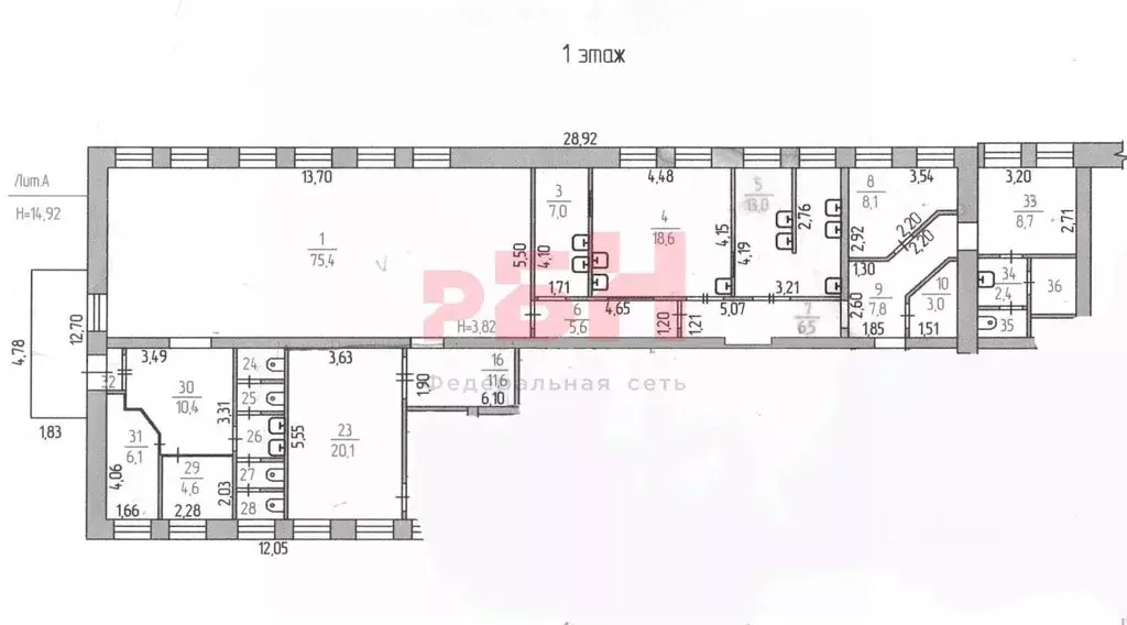 Офис в Курганская область, Курган Тобольная ул., 54 (215 м) - Фото 1