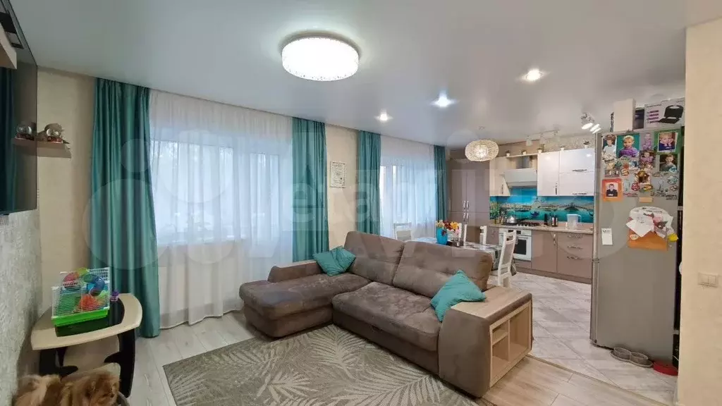 3-к. квартира, 78,8 м, 1/3 эт. - Фото 1
