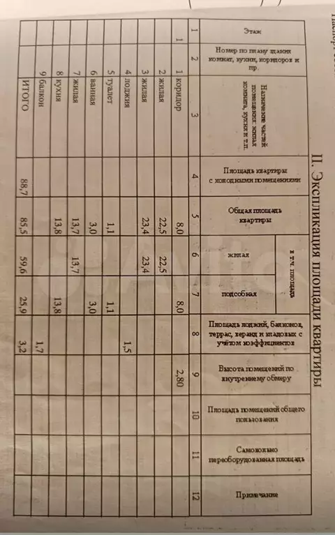 3-к. квартира, 85,5 м, 1/5 эт. - Фото 1