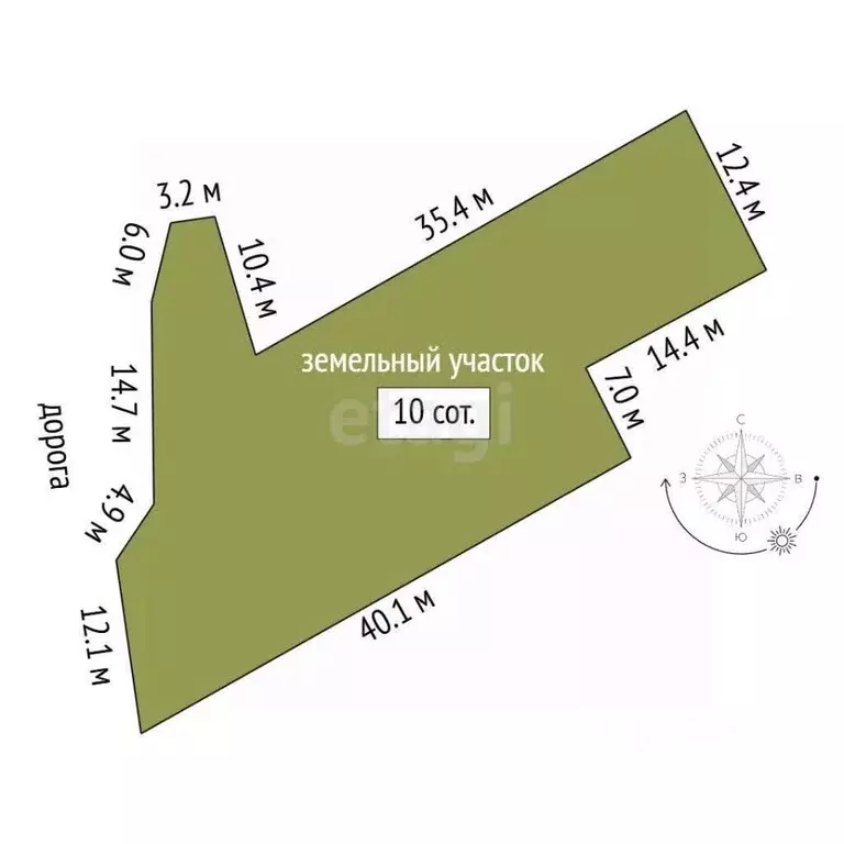 Участок в Крым, Ялта городской округ, Гаспра пгт  (10.0 сот.) - Фото 1