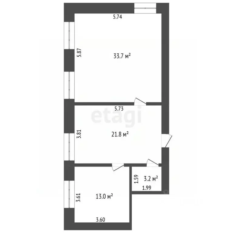 Офис в Тюменская область, Тюмень Одесская ул., 9 (72 м) - Фото 2