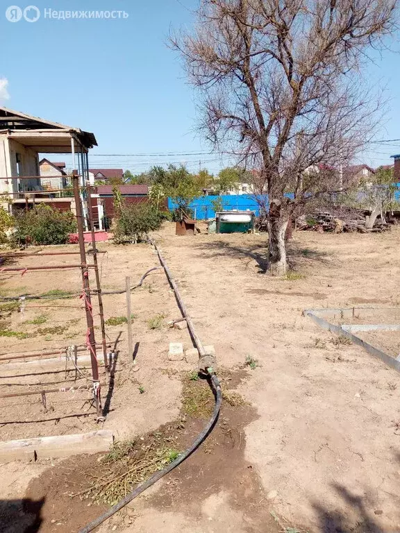 Участок в Астрахань, садовое товарищество Газовик, Райская улица (6.38 ... - Фото 1