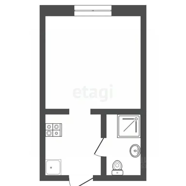 Студия Ростовская область, Ростов-на-Дону Новое Поселение мкр, ул. ... - Фото 2