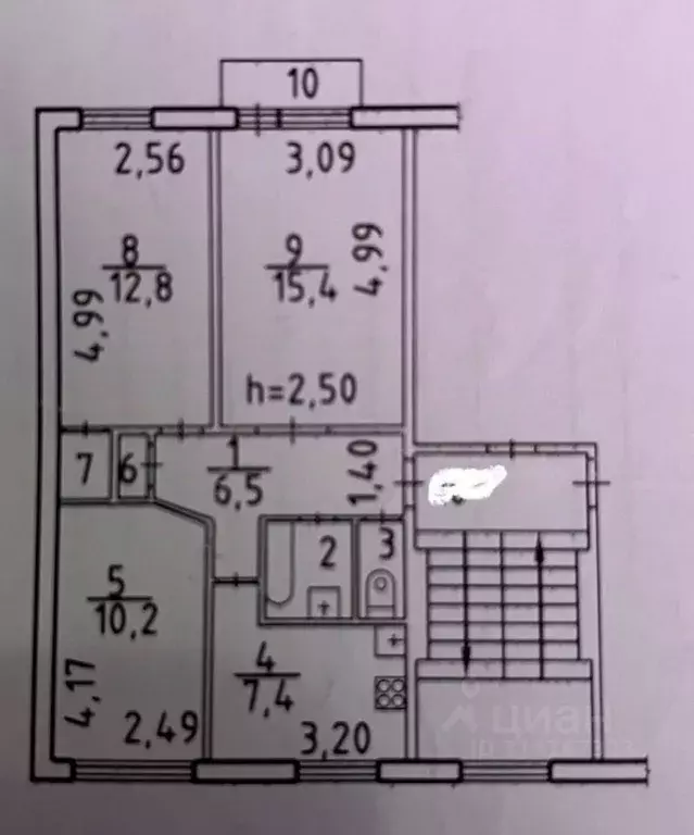 3-к кв. Новосибирская область, Новосибирск ул. Шукшина, 9 (57.4 м) - Фото 1