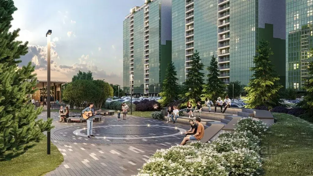 1-к кв. Красноярский край, Красноярск Нанжуль-Солнечный мкр, Аллея ... - Фото 1