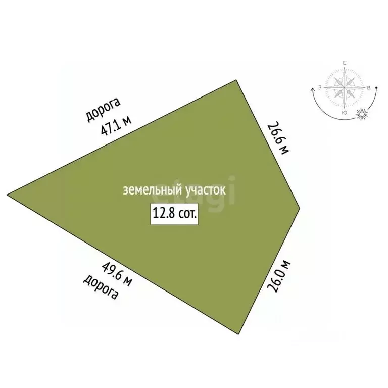 Участок в Костромская область, Кострома ул. Парусная (12.8 сот.) - Фото 1