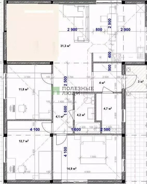Дом в Севастополь Строитель садовое товарищество, ул. 1-я Ежевичная ... - Фото 2