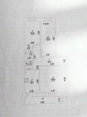 3-к кв. Саратовская область, Вольск Звездная ул., 12 (62.9 м) - Фото 1