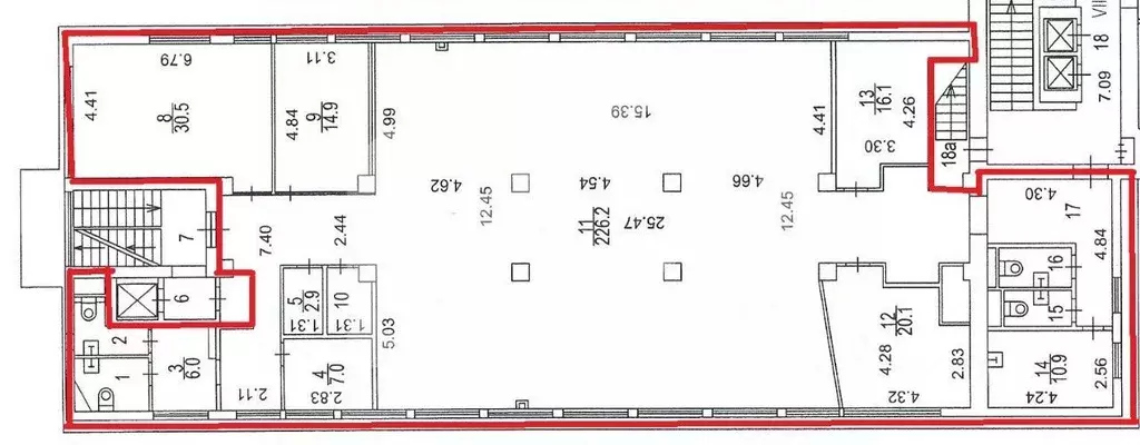 Помещение свободного назначения в Москва Чапаевский пер., 14 (416 м) - Фото 2