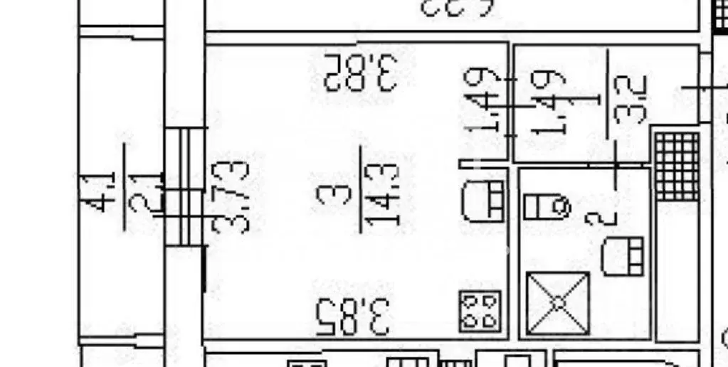 Студия Санкт-Петербург Кондратьевский просп., 70к1 (21.1 м) - Фото 1