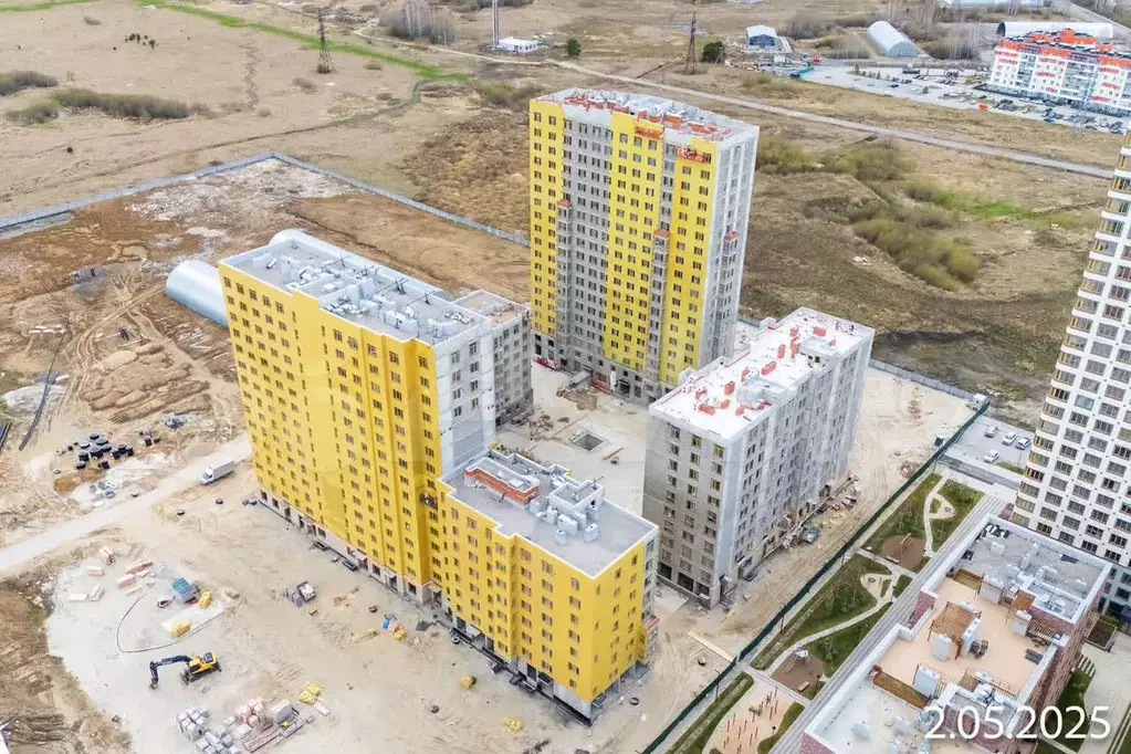 1-к. квартира, 37,3 м, 6/10 эт. - Фото 1