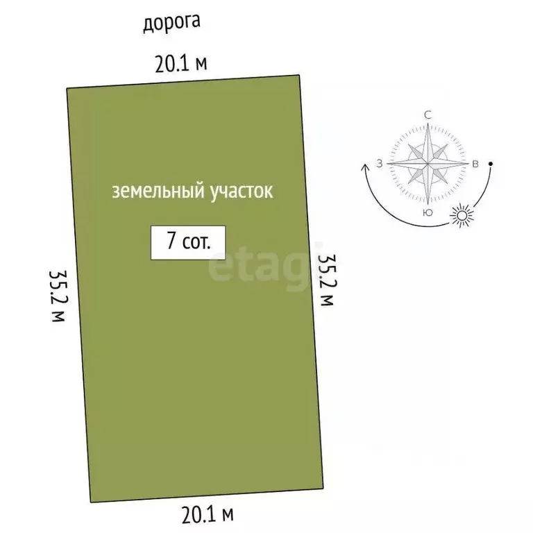 Участок в Тюменская область, Нижнетавдинский муниципальный округ, ... - Фото 2