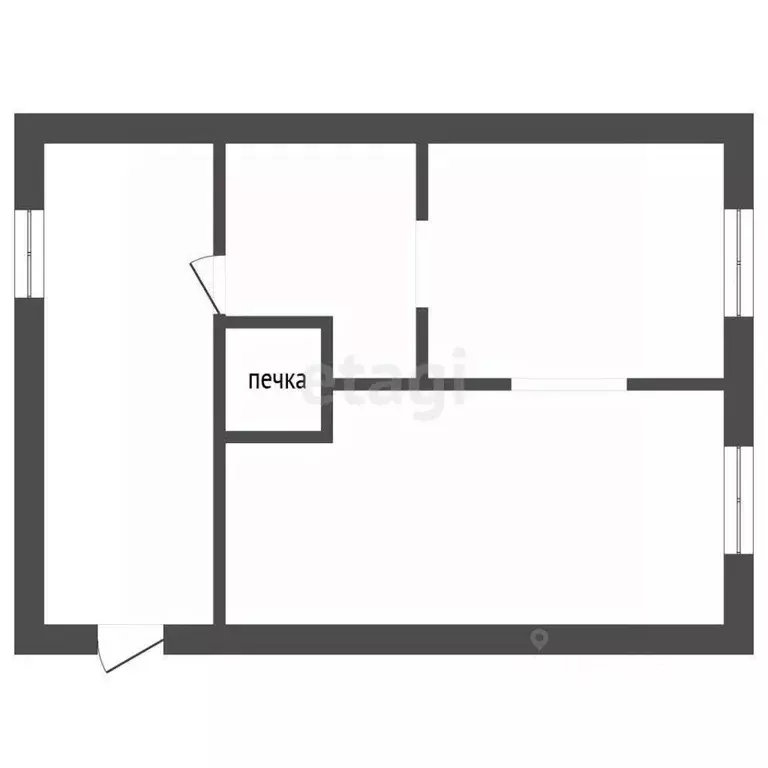 Дом в Свердловская область, Тугулым пгт ул. Новая (62 м) - Фото 2