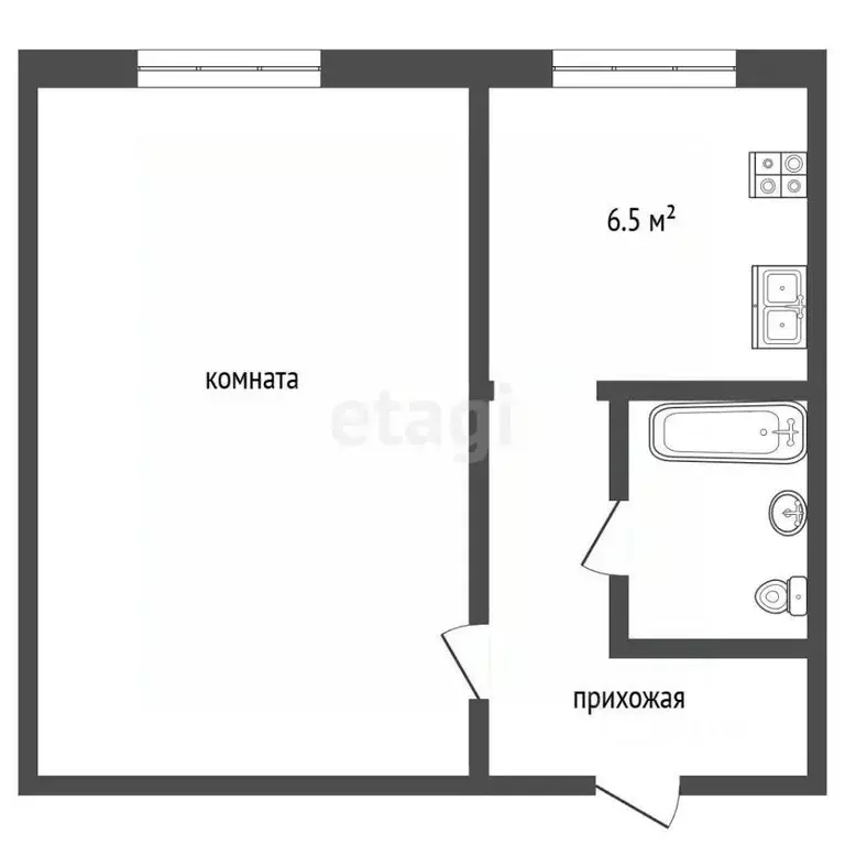 1-к кв. Ярославская область, Рыбинск Шекснинский п/р, пос. Волжский, ... - Фото 1