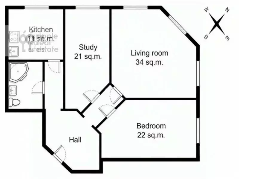 3-к кв. Москва Кутузовский просп., 30 (114.0 м) - Фото 2