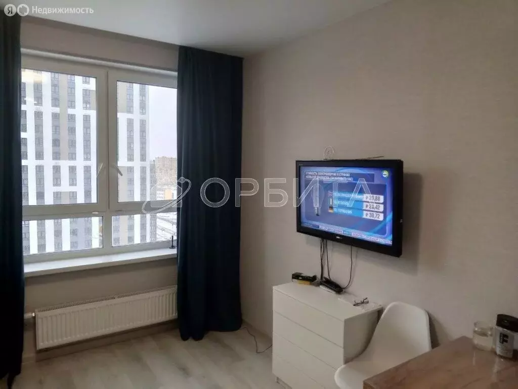 Квартира-студия: Тюмень, улица Фармана Салманова, 17 (26 м) - Фото 1