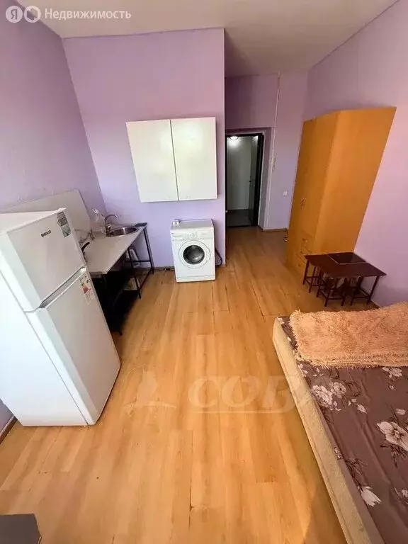 Квартира-студия: Тюмень, улица Бабарынка, 65 (18.5 м) - Фото 1